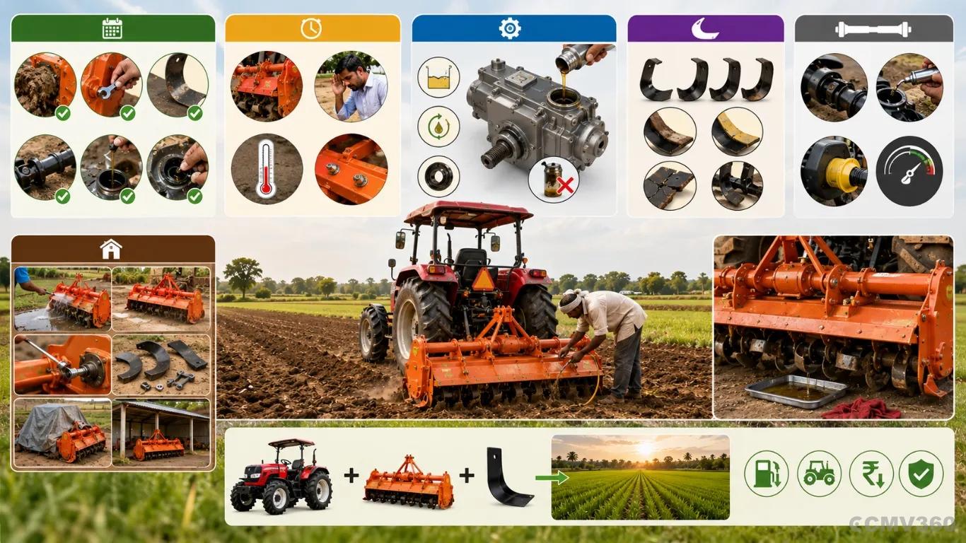 Rotavator Maintenance Tips for Long-Term Performance