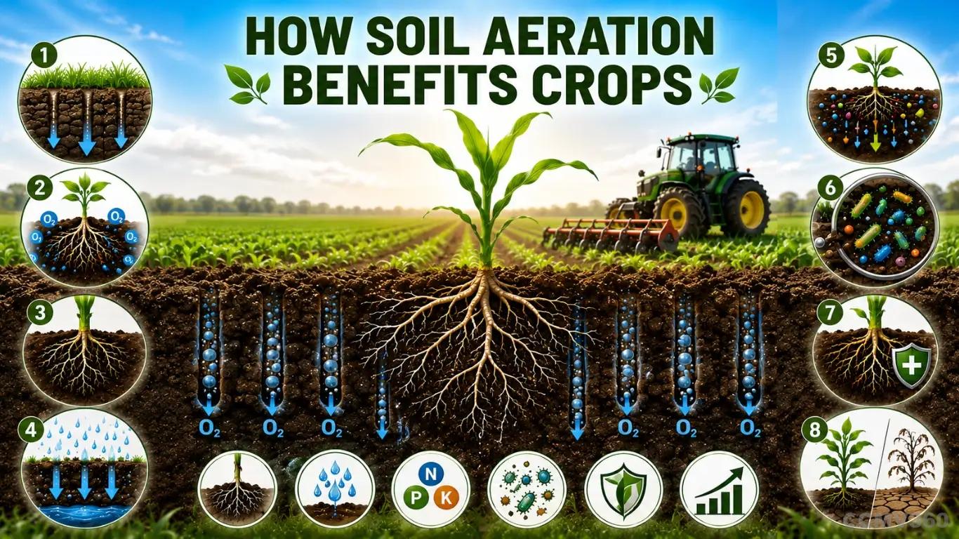 How Does Soil Aeration Benefit Crops?