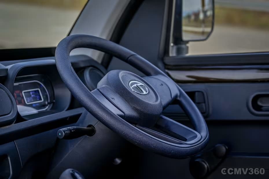 Tata Intra V20 Bi Fuel Steering Wheel and Driver Control View Tata Intra V20 Bi Fuel Steering Wheel and Driver Control View