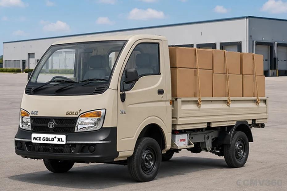 Tata Ace Gold Plus XL Three Quarter Angle View Tata Ace Gold Plus XL Three Quarter Angle View