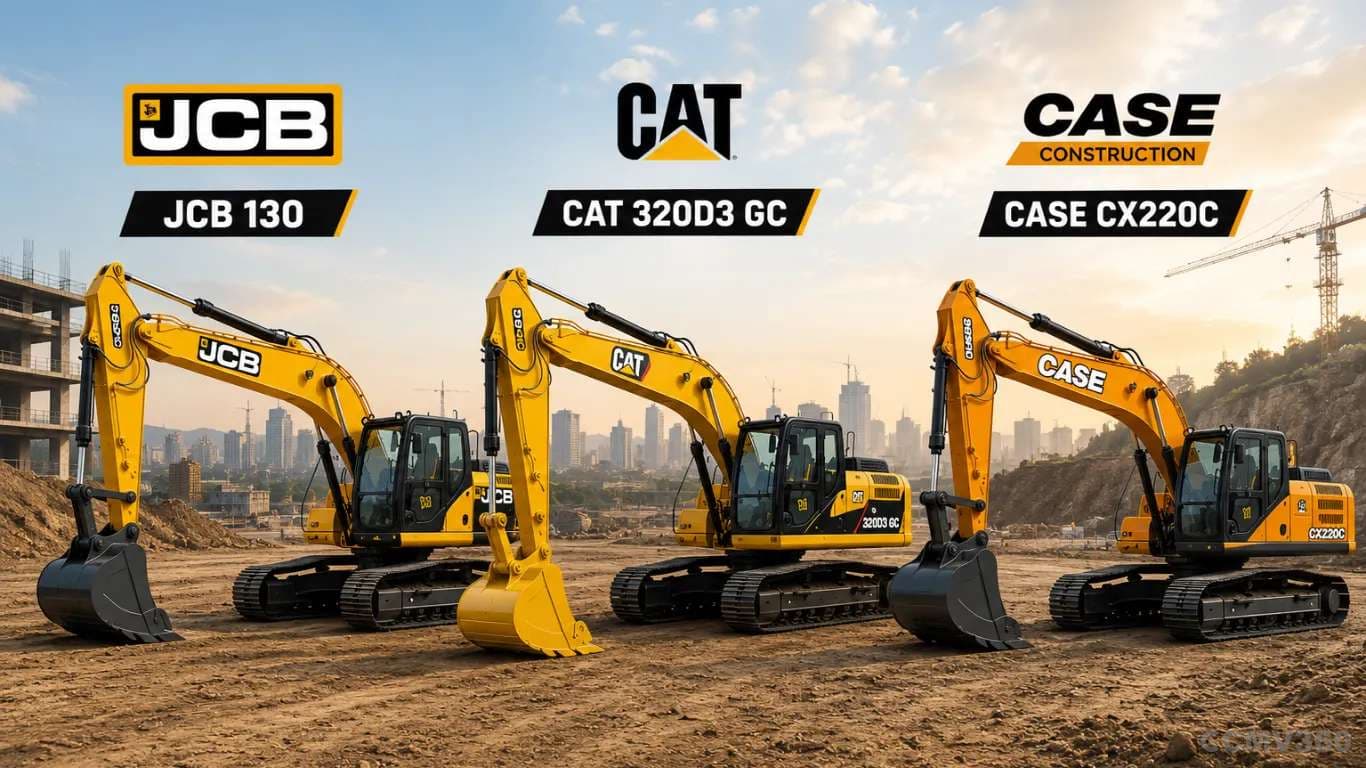 JCB 130 vs CAT 320D3 GC vs CASE CX220C: Which Excavator is Best to Buy in 2026 for Construction, Mining and Infrastructure Projects? JCB 130 vs CAT 320D3 GC vs CASE CX220C: Which Excavator is Best to Buy in 2026 for Construction, Mining and Infrastructure Projects?
