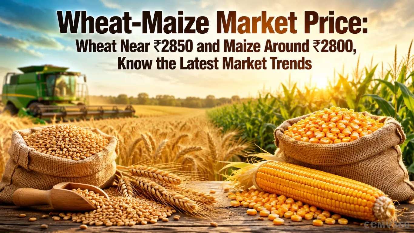 Wheat-Maize Market Price: Wheat Near ₹2,850 and Maize Around ₹2,800, Know the Latest Market Trends Wheat-Maize Market Price: Wheat Near ₹2,850 and Maize Around ₹2,800, Know the Latest Market Trends