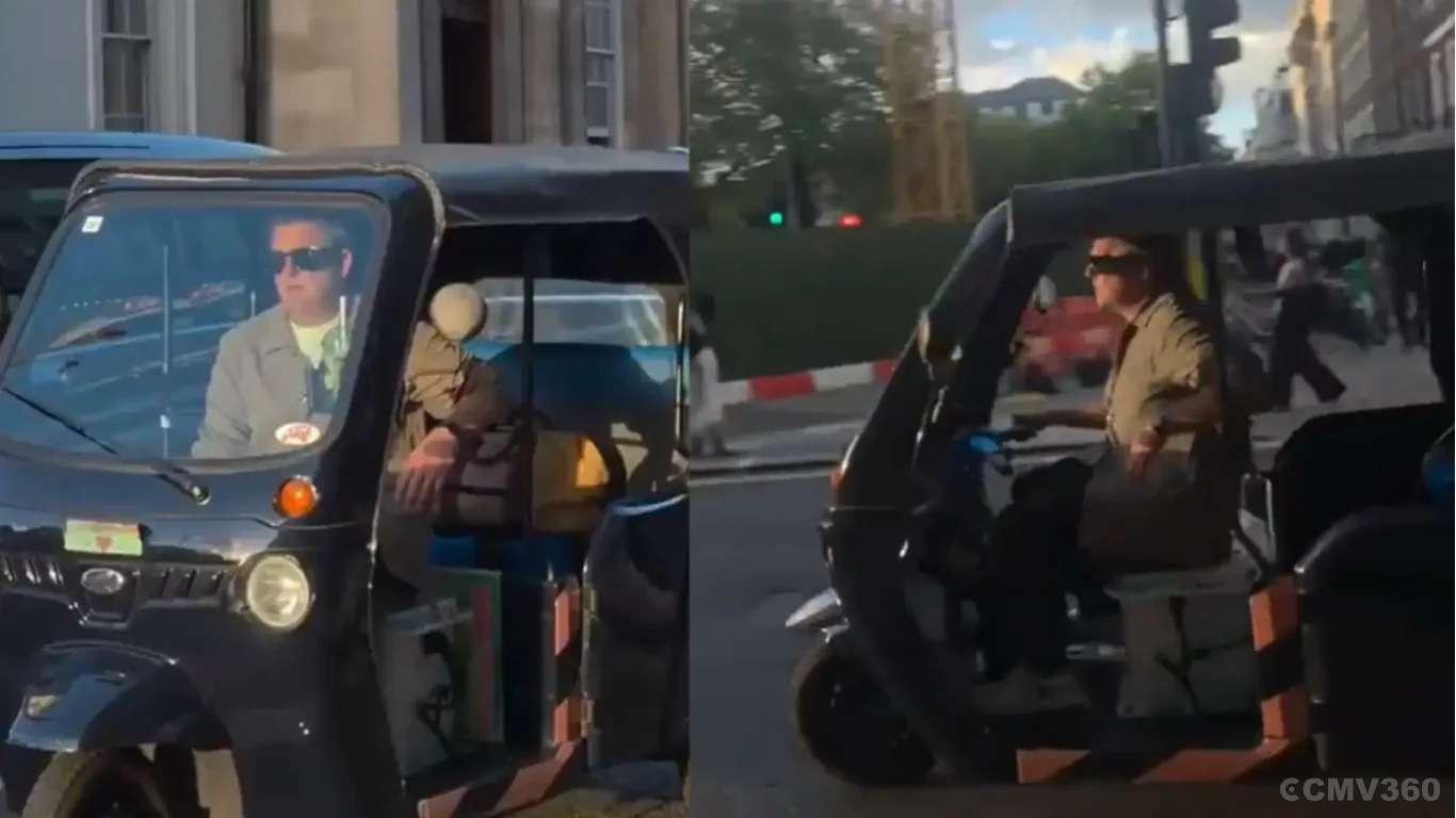 Desi Auto in London! Anand Mahindra Shares Mahindra Rickshaw Video From UK Desi Auto in London! Anand Mahindra Shares Mahindra Rickshaw Video From UK