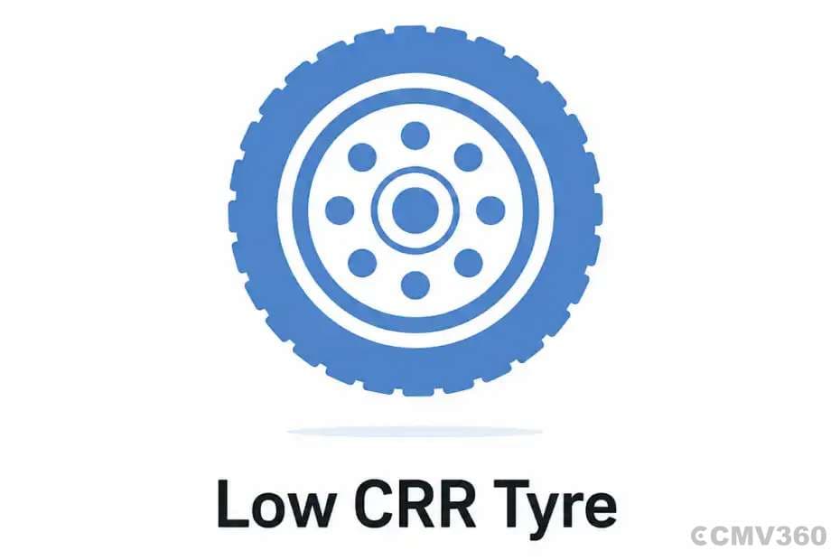 Low CRR Tyre: Tyre designed to reduce rolling resistance and save fuel Low CRR Tyre: Tyre designed to reduce rolling resistance and save fuel