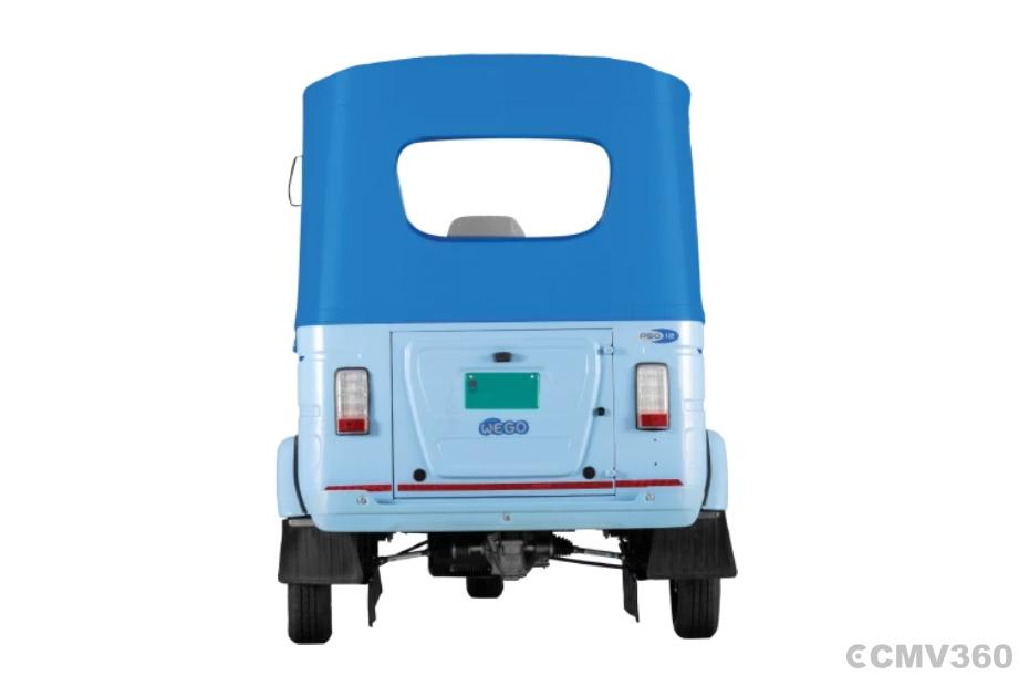 Bajaj WEGO P50 Blue Rear View Bajaj WEGO P50 Blue Rear View