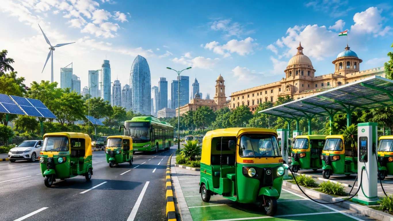 Delhi Approves EV Policy 2.0 with Rs 15,000 Crore Investment for Electric Three-Wheelers Delhi Approves EV Policy 2.0 with Rs 15,000 Crore Investment for Electric Three-Wheelers