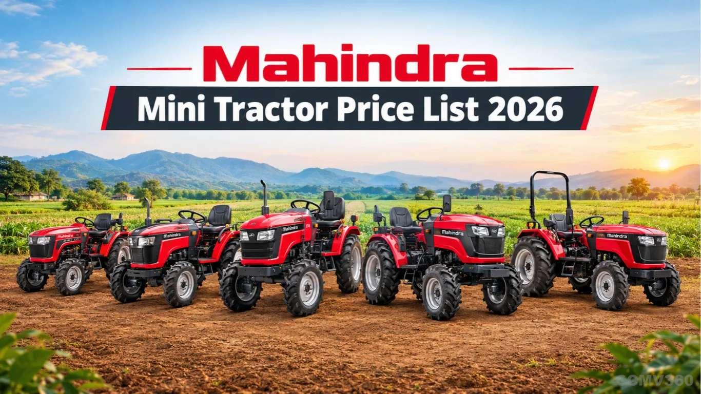 Mahindra Mini Tractor Price List 2026 Mahindra Mini Tractor Price List 2026