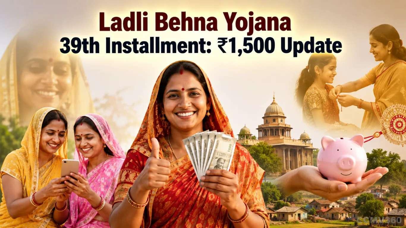 Ladli Behna Yojana 39th Installment: ₹1,500 Expected Before Rakhi, ₹1,750 Possible if ₹250 Shagun Is Announced Ladli Behna Yojana 39th Installment: ₹1,500 Expected Before Rakhi, ₹1,750 Possible if ₹250 Shagun Is Announced