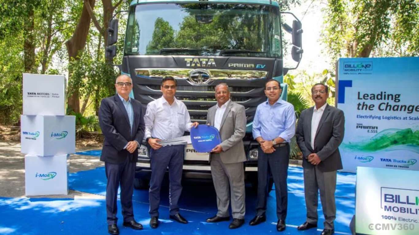 Tata Motors Delivers First Prima E.55S Electric Trucks to BillionE Mobility Tata Motors Delivers First Prima E.55S Electric Trucks to BillionE Mobility