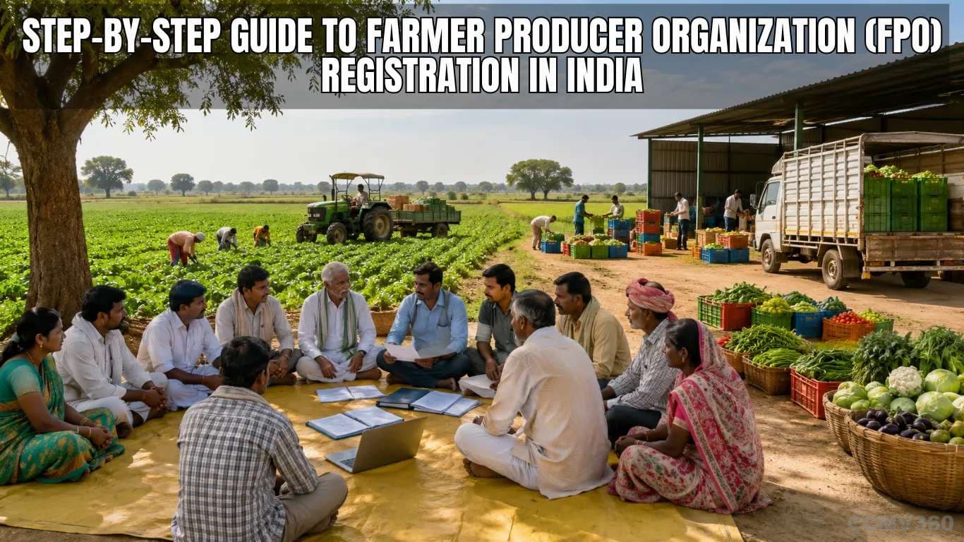 भारतातील शेतकरी उत्पादक संघटना (एफपीओ) नोंदणीसाठी Step-by-Step Guide to Farmer Producer Organization (FPO) Registration in India