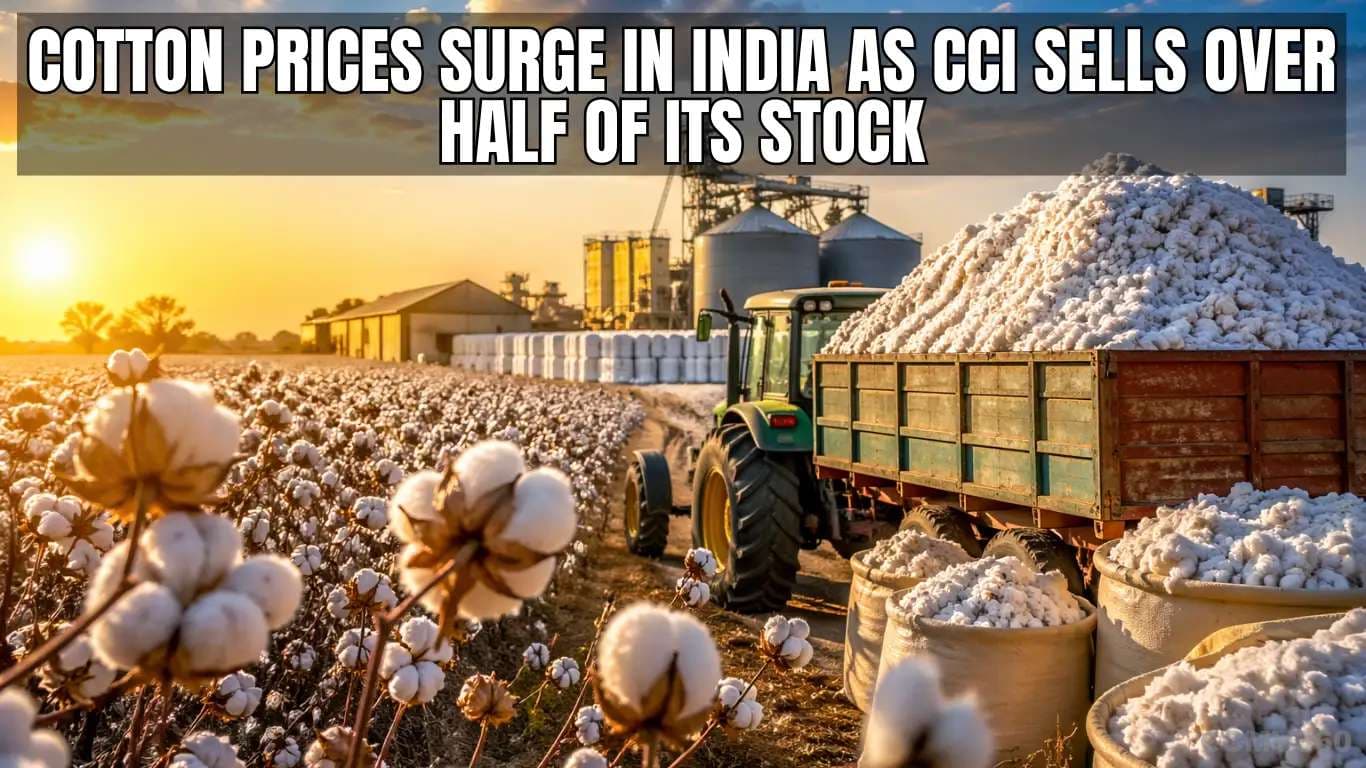Cotton Prices Surge in India as CCI Sells Over Half of Its Stock Cotton Prices Surge in India as CCI Sells Over Half of Its Stock