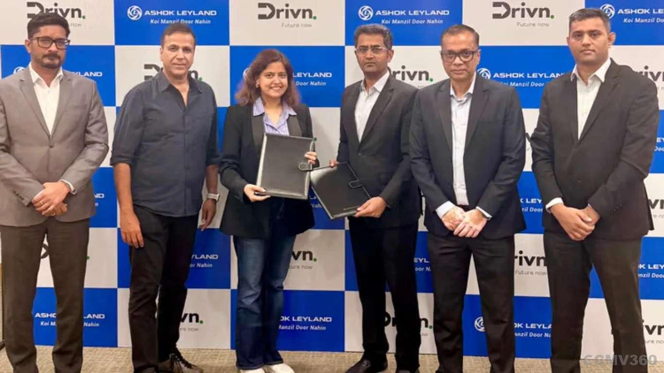 Ashok Leyland and Drivn Join Hands for Electric CV Financing Ashok Leyland and Drivn Join Hands for Electric CV Financing