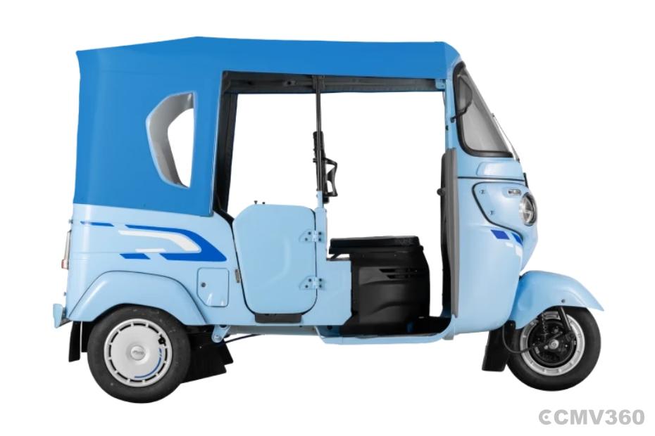 Bajaj WEGO P50 Blue Right Side View Bajaj WEGO P50 Blue Right Side View