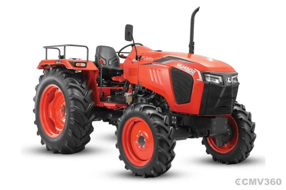 Kubota MU4502 4WD tractor front three-quarter view Kubota MU4502 4WD tractor front three-quarter view