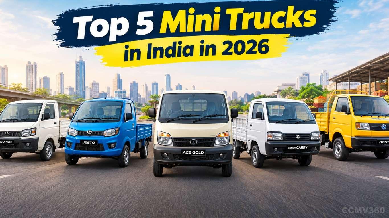 Top 5 Best Mini Trucks in India in 2026: Price, Mileage & Payload Top 5 Best Mini Trucks in India in 2026: Price, Mileage & Payload