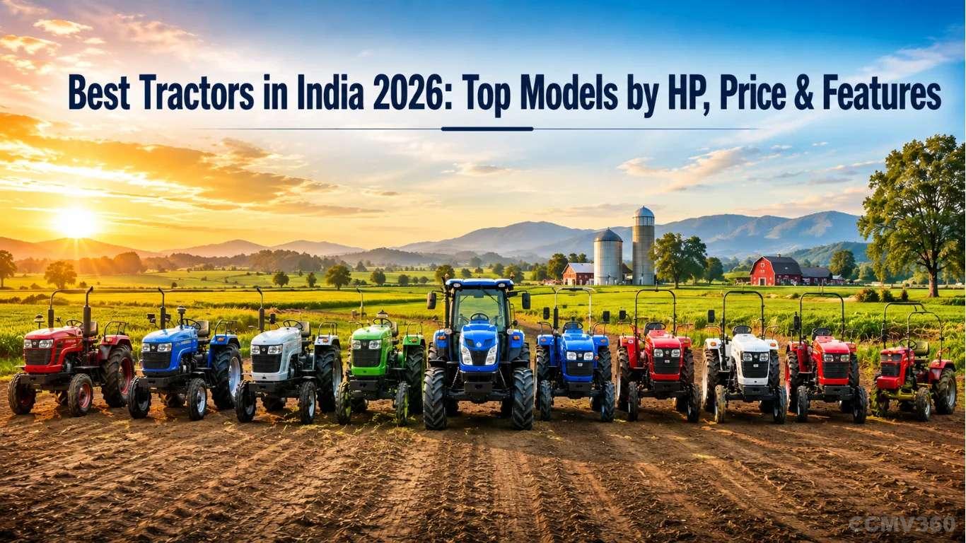 भारत में सर्वश्रेष्ठ ट्रैक्टर 2026: एचपी के टॉप मॉडल, कीमत और फीचर्स Best Tractors in India 2026: Top Models by HP, Price & Features
