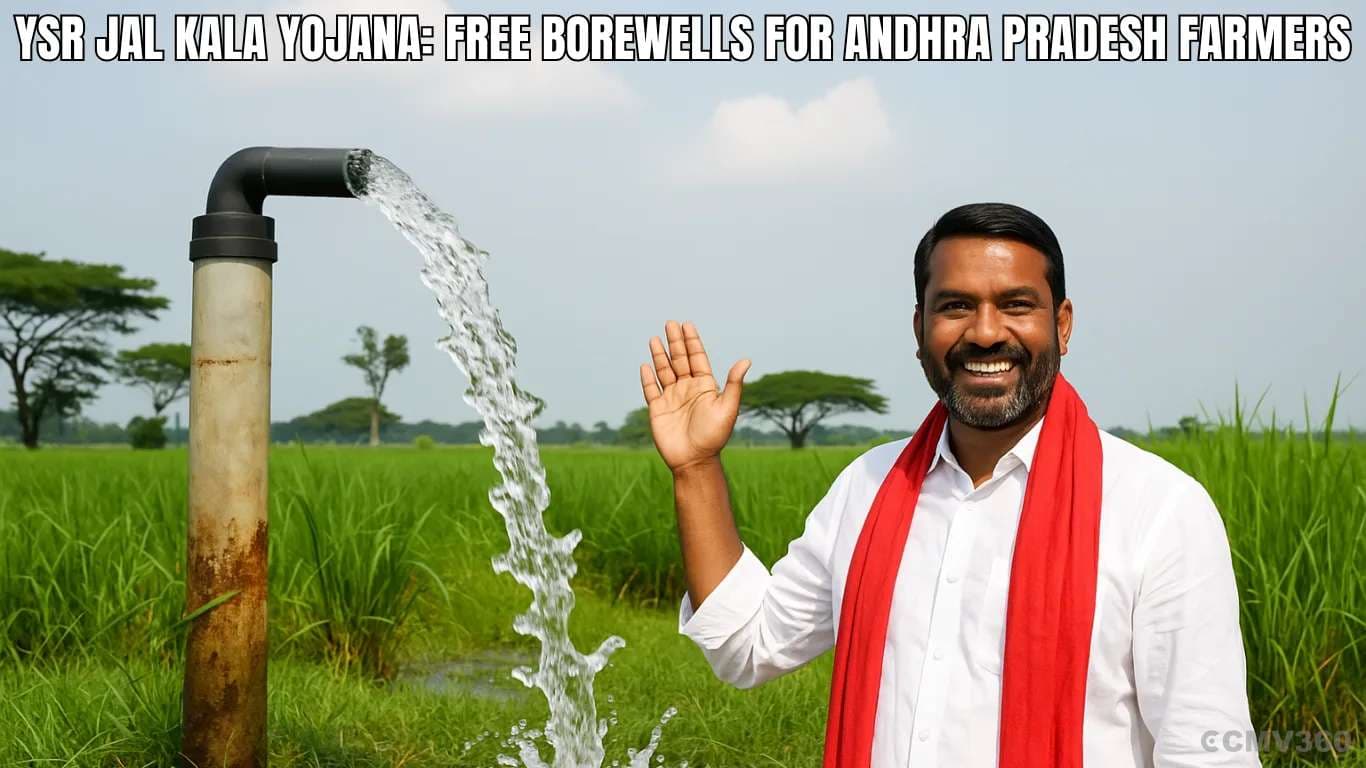 వైఎస్ఆర్ జల్ కళా యోజన: ఆంధ్రప్రదేశ్ రైతులకు ఉచిత బోరుబావులు YSR Jal Kala Yojana Free Borewells for Andhra Pradesh Farmers.webp