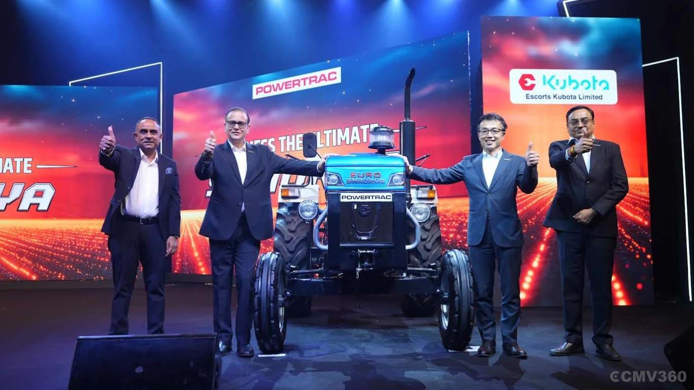 Escorts Kubota Launches Powertrac Shaurya Paddy Tractors in South India, Targets Bigger Share in Wetland Farming Escorts Kubota Launches Powertrac Shaurya Paddy Tractors