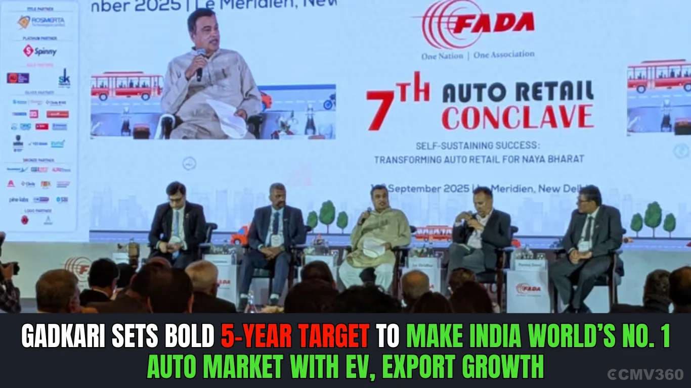 Gadkari Sets Bold 5-Year Target to Make India World’s No. 1 Auto Market with EV, Export Growth Gadkari set 5 year target.webp