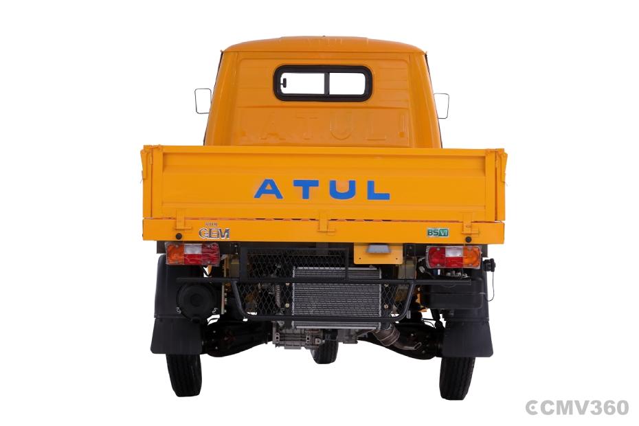 Atul Gem Cargo Diesel Yellow Rear View Atul Gem Cargo Diesel Yellow Rear View