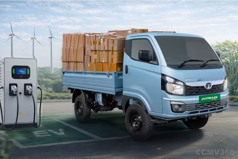 Tata Intra EV Pickup Right Front Three Quarter Tata Intra EV Pickup Right Front Three Quarter