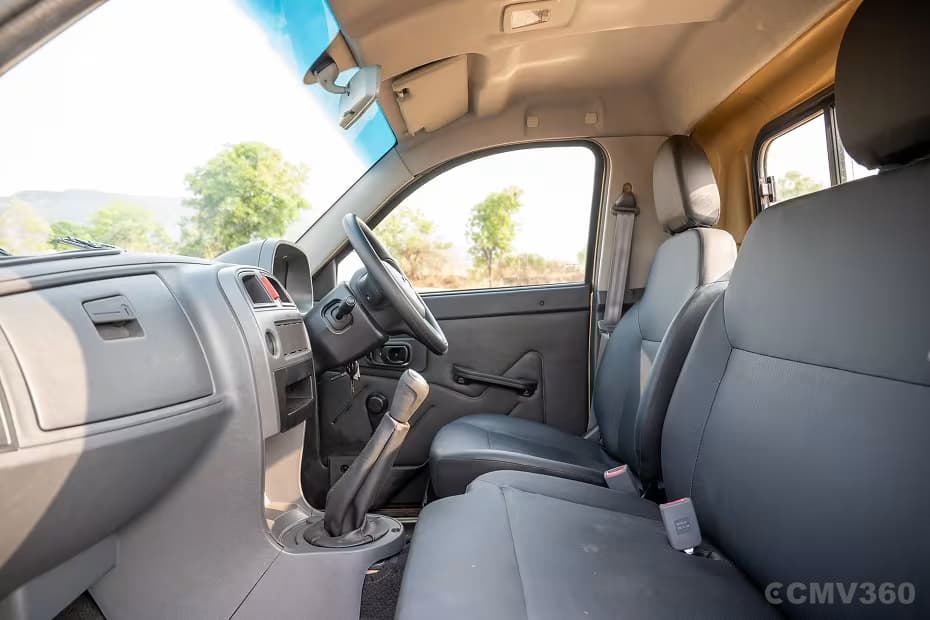 Tata Yodha CNG Driver and Co-driver Seat View Tata Yodha CNG Driver and Co-driver Seat View