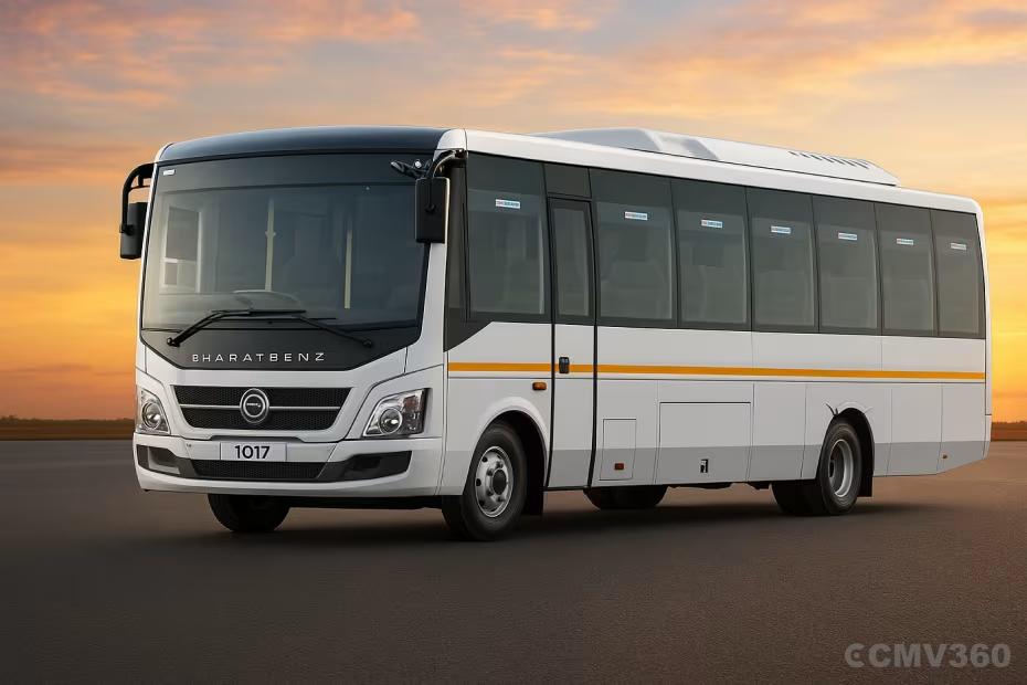 BharatBenz 1017 Staff Bus Left Front Three Quarter BharatBenz 1017 Staff Bus Left Front Three Quarter