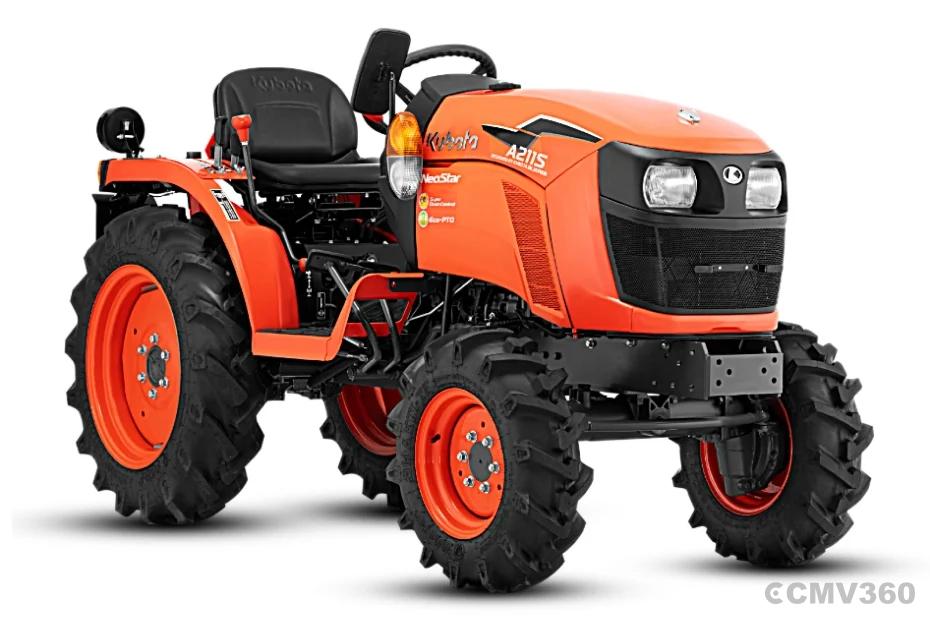 Kubota NeoStar A211S Standard tractor right front three-quarter view Kubota NeoStar A211S Standard tractor right front three-quarter view