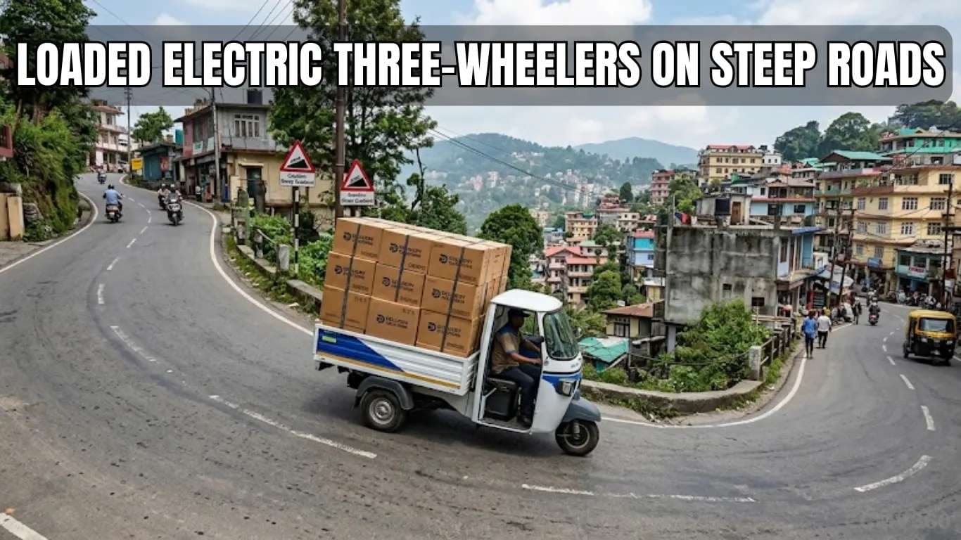 खड़ी सड़कों पर लोड किए गए इलेक्ट्रिक थ्री-व्हीलर्स: क्या वे वास्तव में पहाड़ियों पर चढ़ सकते हैं या यह सिर्फ एक मिथक है? Loaded Electric Three-Wheelers on Steep Roads: Can They Really Climb Hills or Is It Just a Myth?
