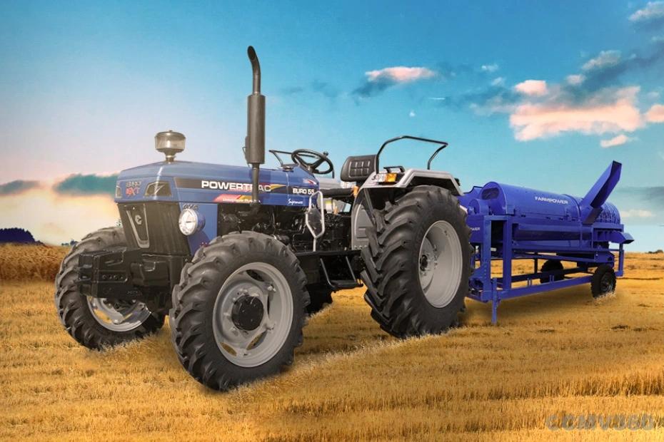 Powertrac Euro 55 Next 4WD Left Front Three Quarter Powertrac Euro 55 Next 4WD Left Front Three Quarter