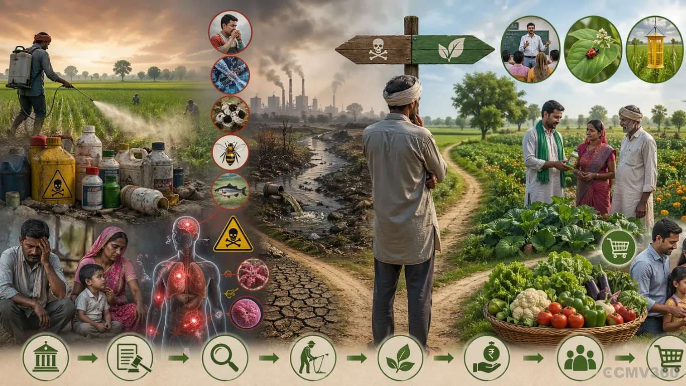 India’s Farm Dilemma: The Hidden Cost of Hazardous Pesticides and the Urgent Need for Safer Farming India’s Farm Crisis: Hazardous Pesticides Explained