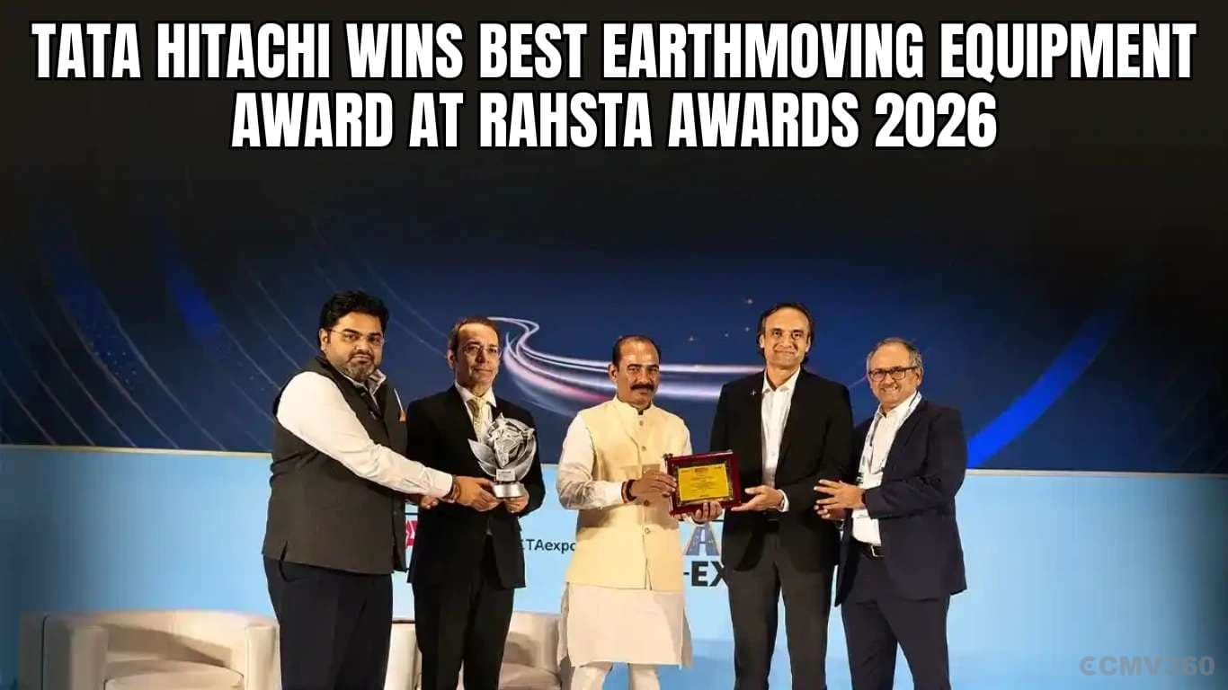 Tata Hitachi Wins Best Earthmoving Equipment Award at Rahsta Awards 2026 Tata Hitachi Wins Best Earthmoving Equipment Award at Rahsta Awards 2026