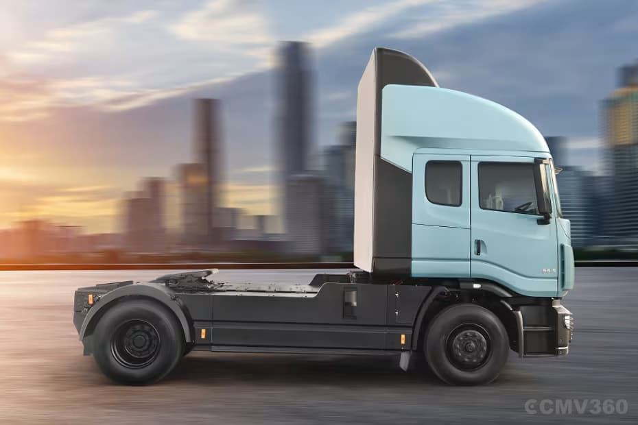 Tata Prima E.55S Right Side View Tata Prima E.55S Right Side View