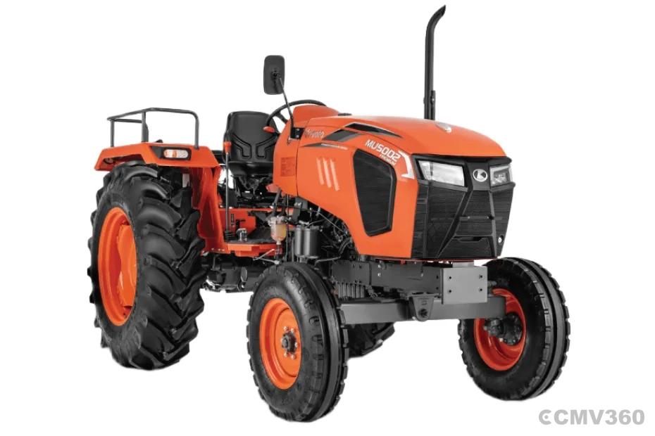 Kubota MU5002 2WD tractor right front three-quarter view Kubota MU5002 2WD tractor right front three-quarter view