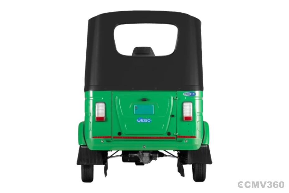 Bajaj WEGO P50 Green Rear View Bajaj WEGO P50 Green Rear View