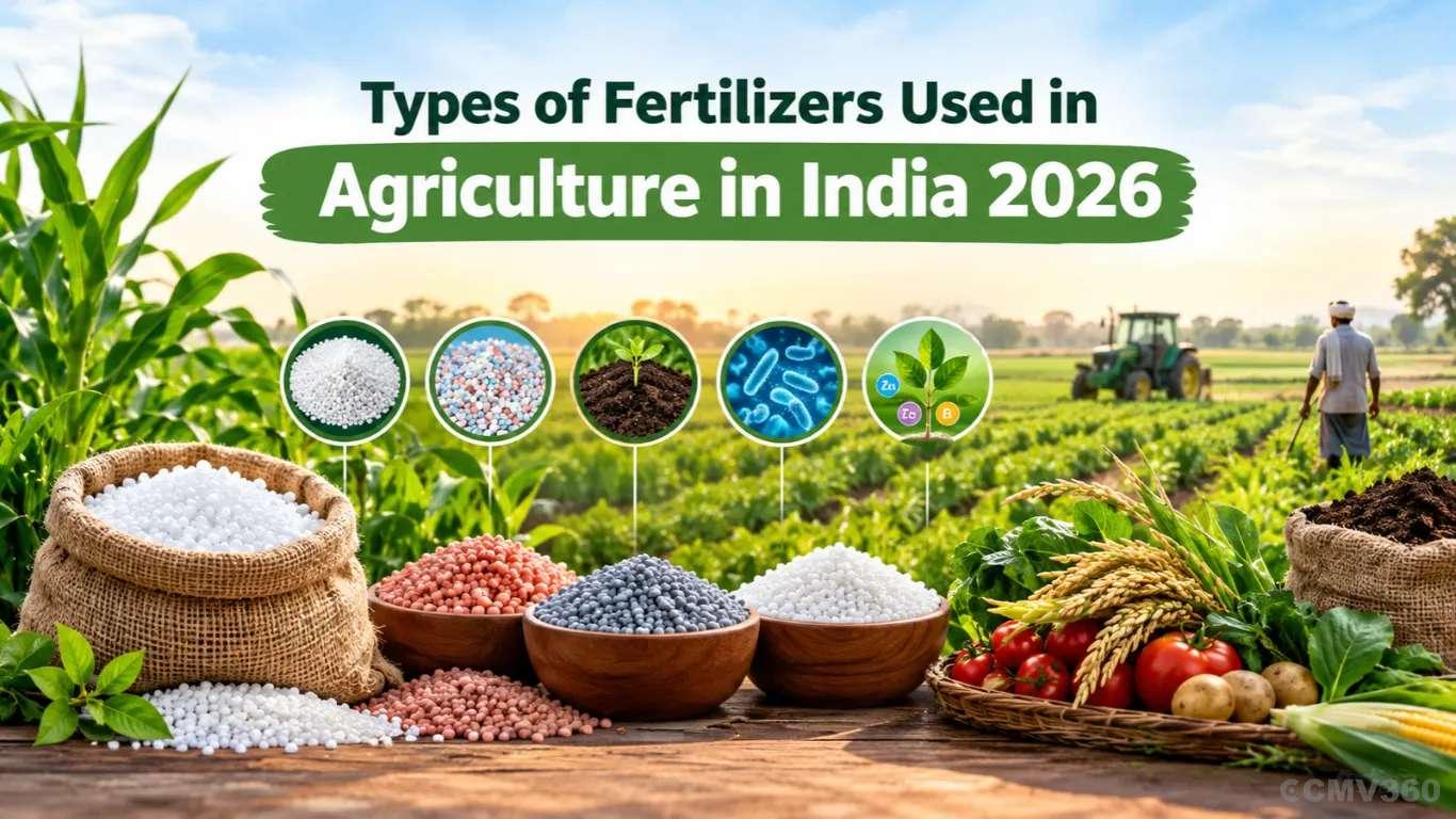 Types of Fertilizers Used in Agriculture in India 2026: Uses, Benefits, Prices and Subsidy Rates Types of Fertilizers Used in Agriculture in India 2026: Uses, Benefits, Prices and Subsidy Rates