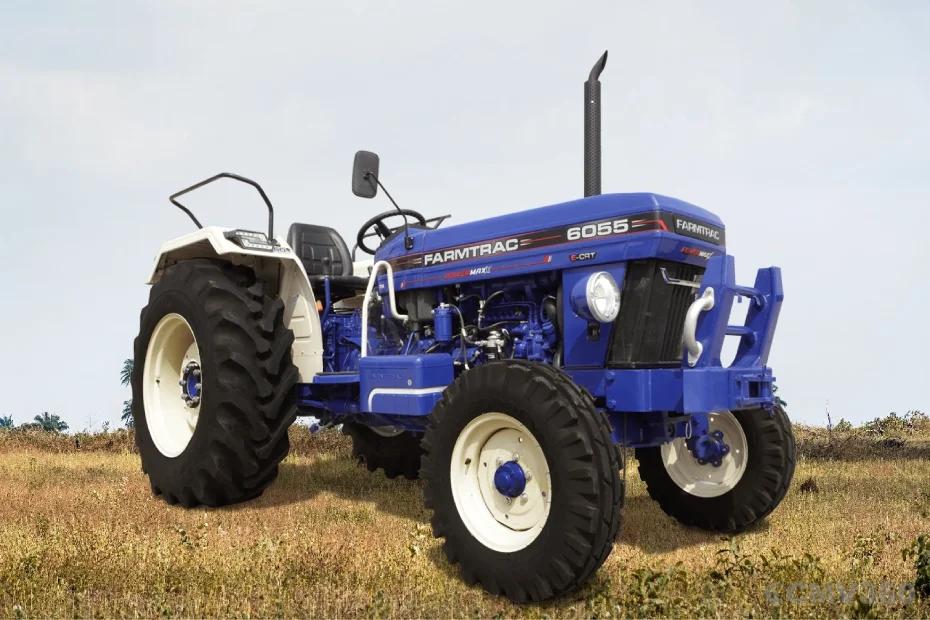 Farmtrac 6055 Powermaxx E CRT Right Front Three Quarter Farmtrac 6055 Powermaxx E CRT Right Front Three Quarter