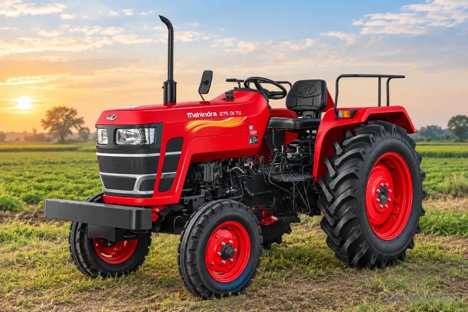 Mahindra 275 DI TU PP left front three quarter view Mahindra 275 DI TU PP left front three quarter view
