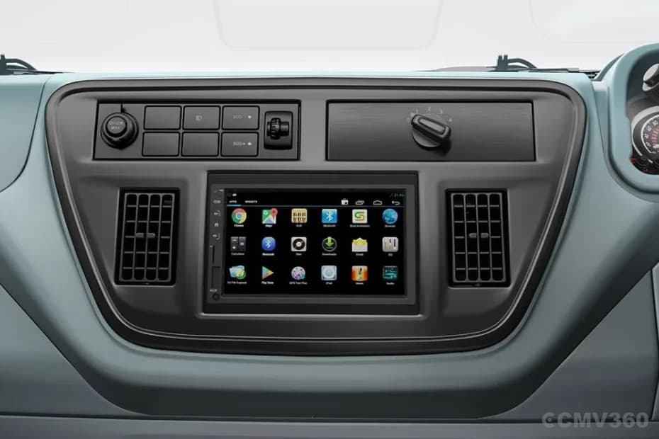 Touchscreen infotainment with steering-mounted controls Touchscreen infotainment with steering-mounted controls
