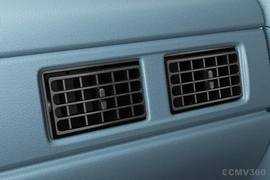 Eicher Pro 6028 CNG Close-Up of Dual Air Vents Eicher Pro 6028 CNG Close-Up of Dual Air Vents