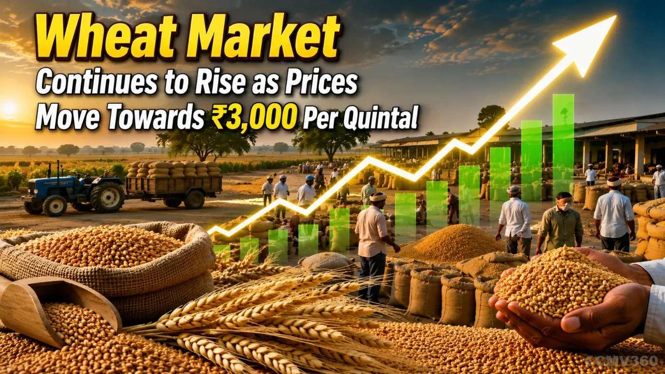 Wheat Market Continues to Rise as Prices Move Towards ₹3,000 Per Quintal Wheat Market Continues to Rise as Prices Move Towards ₹3,000 Per Quintal