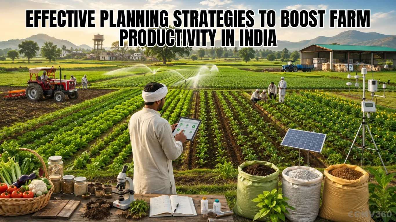 Effective Planning Strategies to Boost Farm Productivity in India Effective Planning Strategies to Boost Farm Productivity in India