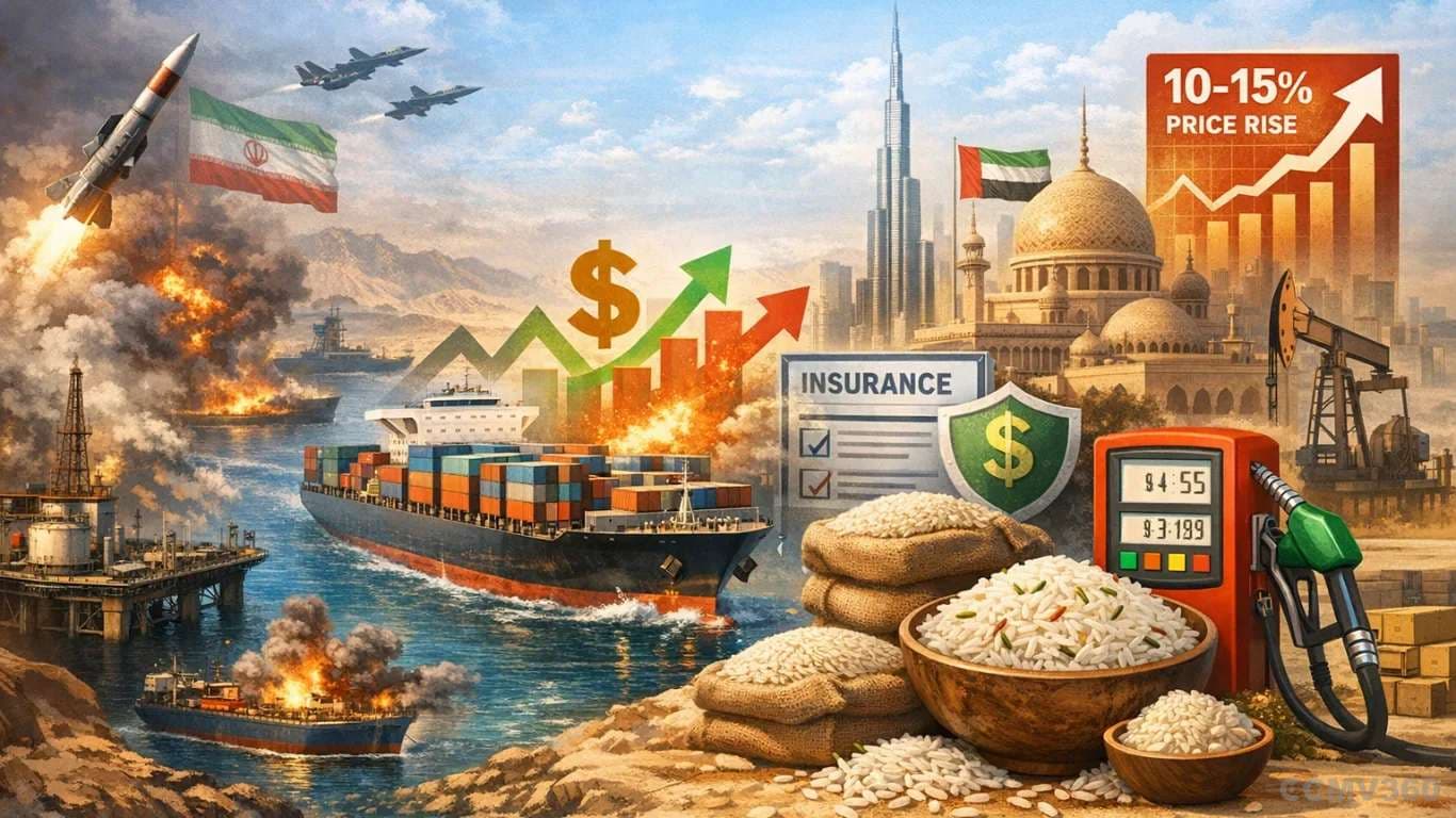 Iran Tensions Begin to Impact Global Trade, Raising Concerns for India’s Basmati Rice Exports Iran Tensions May Impact India’s Basmati Rice Exports