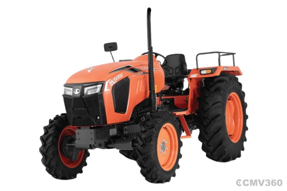 Kubota MU5002 4WD tractor left front three-quarter view Kubota MU5002 4WD tractor left front three-quarter view