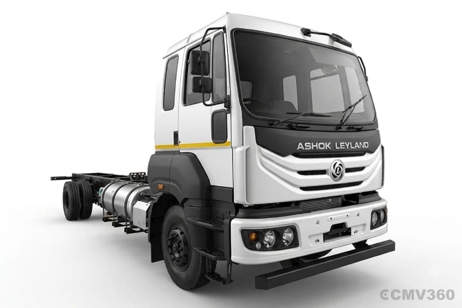 Ashok Leyland AVTR 1922 LNG truck white color Ashok Leyland AVTR 1922 LNG truck white color
