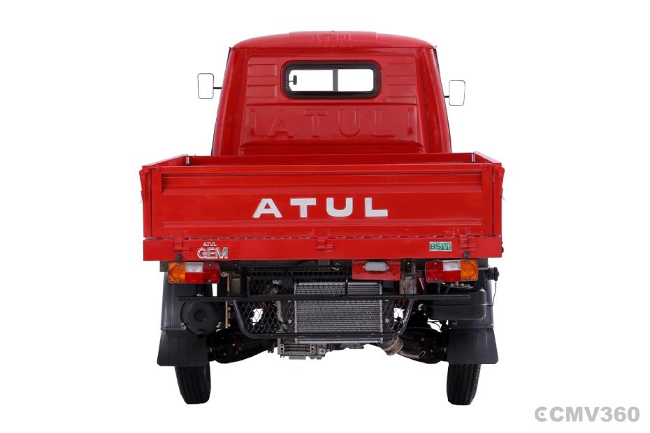 Atul Gem Cargo Diesel Red Rear View Atul Gem Cargo Diesel Red Rear View