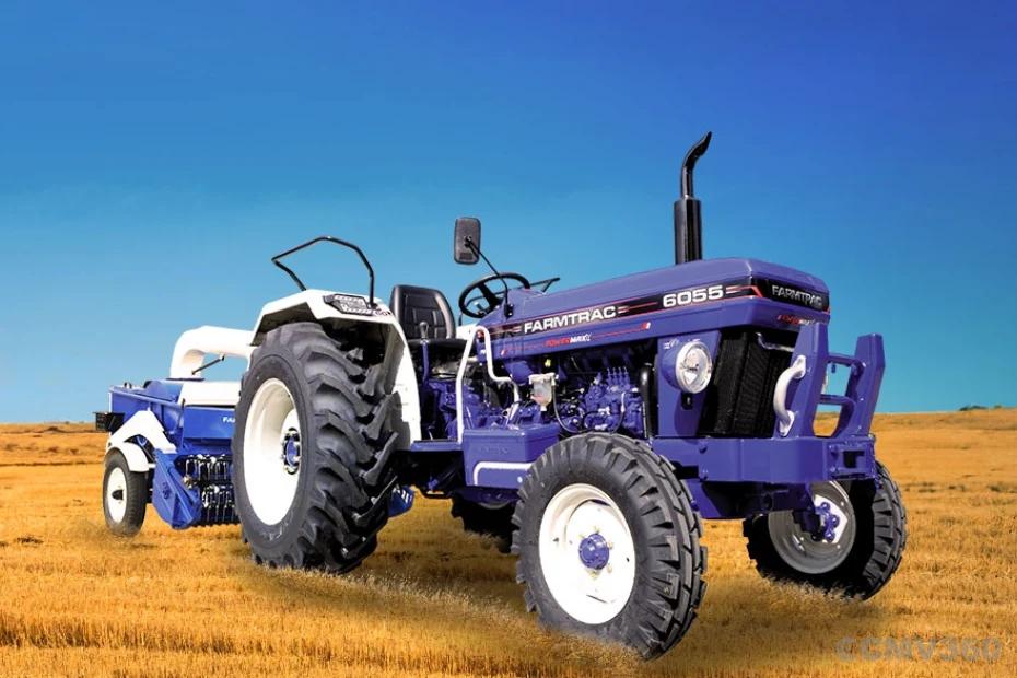 Farmtrac 6055 Powermaxx E CRT Right Front Three Quarter Farmtrac 6055 Powermaxx E CRT Right Front Three Quarter