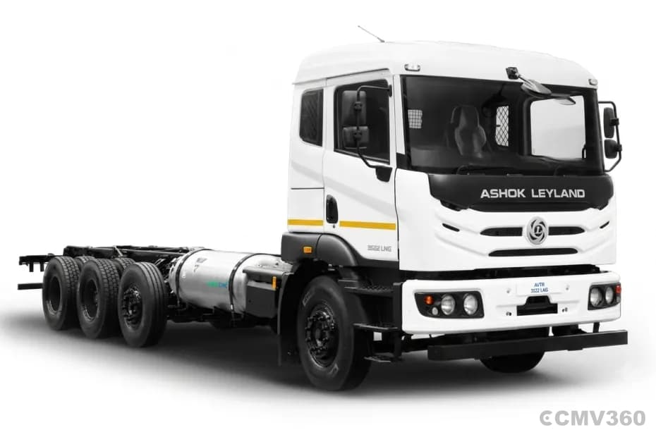 Ashok Leyland AVTR UF3522 white color Ashok Leyland AVTR UF3522 white color