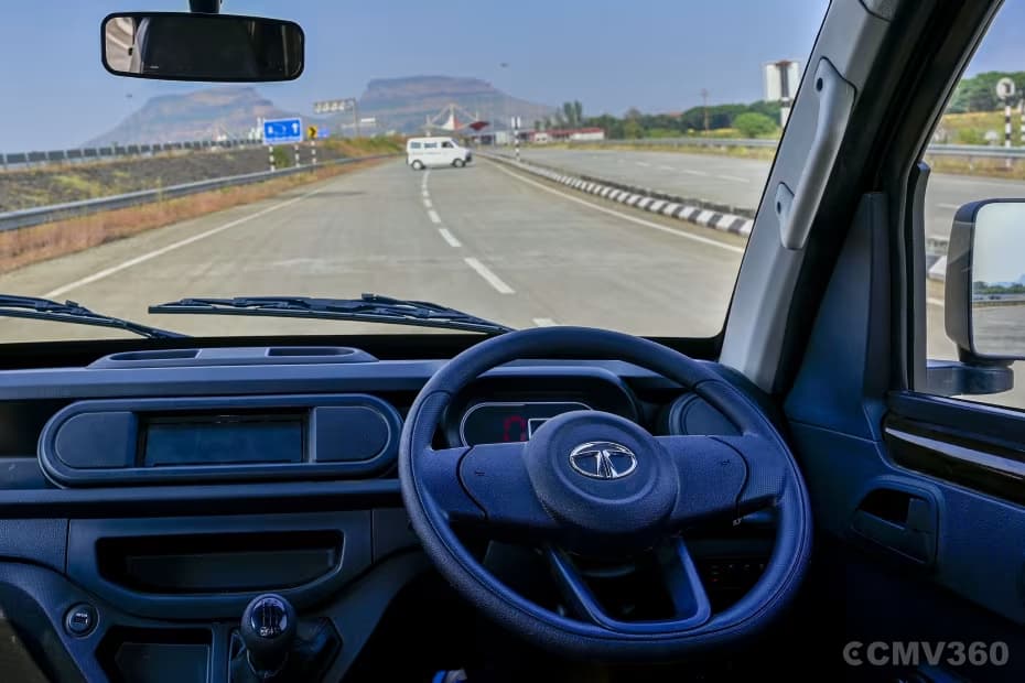 Tata Intra V20 Bi Fuel Cabin View From Driver Seat Tata Intra V20 Bi Fuel Cabin View From Driver Seat