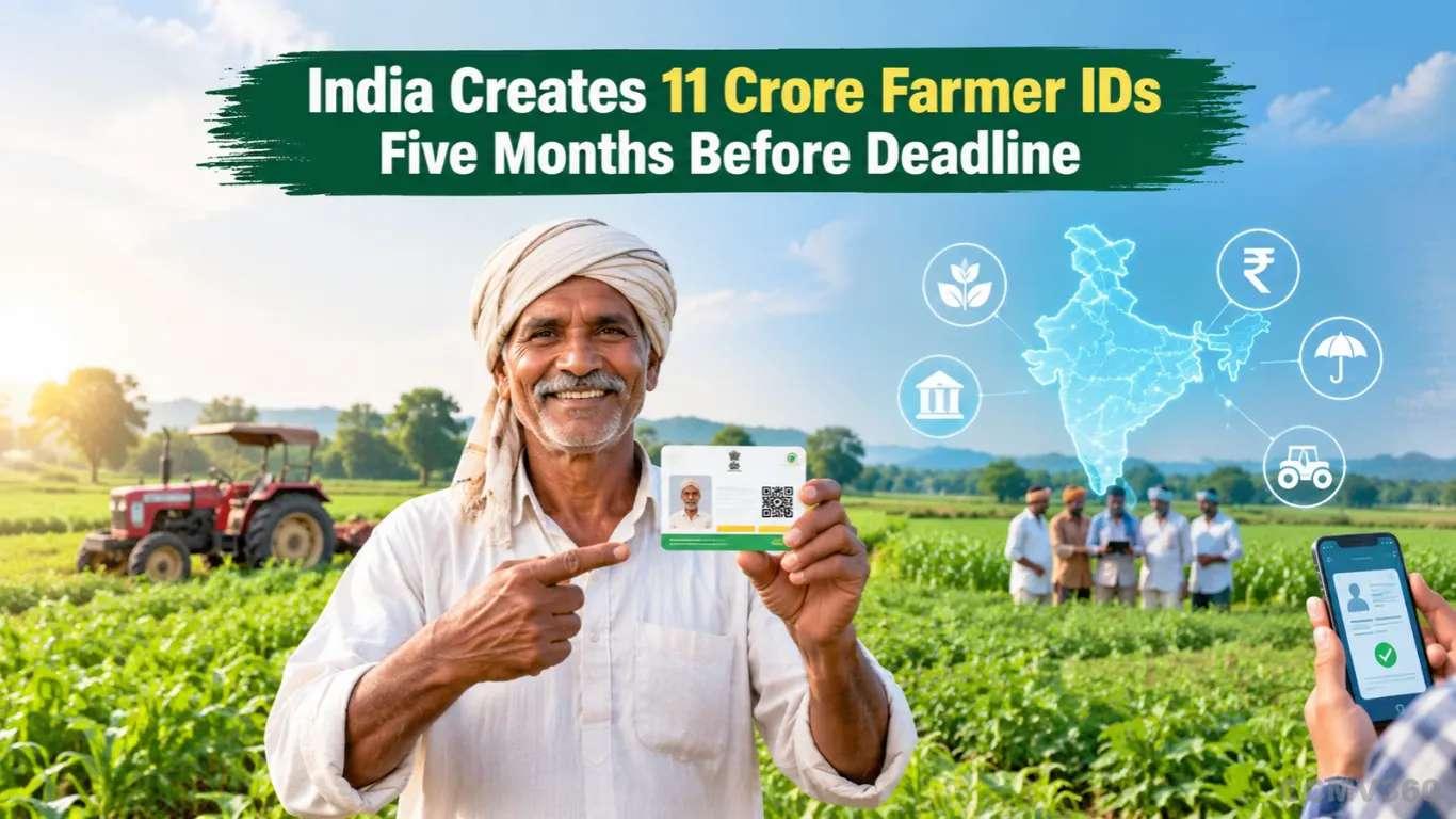 India Creates 11 Crore Farmer IDs Five Months Before Deadline India Creates 11 Crore Farmer IDs Five Months Before Deadline